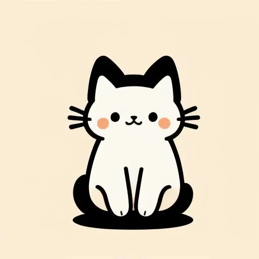 <lora:xtxm:1>xtxm, no humans, simple background, white background, animal focus, sitting, cat, blush stickers, dog, looking at viewer, solo, full body, animal