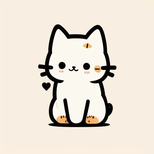 <lora:xtxm:1>xtxm, no humans, simple background, white background, animal focus, sitting, cat, blush stickers, dog, looking at viewer, solo, full body, animal