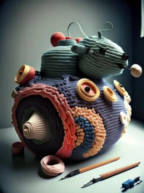<lora:CROCHETED:1>tank crocheted
