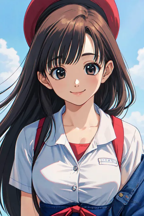 subaru_mikage <lyco:subaruV1:0.45>comic_party,summer_cloth,
(best quality, masterpiece, RAW photo,ultra-detailed:1.2), <lyco:GoodHands-beta2:1.0>,1girl,solo,looking at viewer,smile,