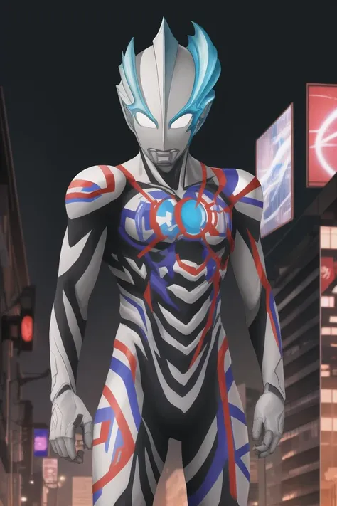 masterpiece, best quality, CG, wallpaper, HDR, high quality, high-definition, extremely detailed, ultraman blazar