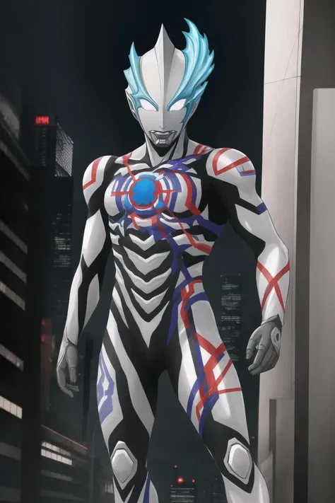 masterpiece, best quality, CG, wallpaper, HDR, high quality, high-definition, extremely detailed, ultraman blazar