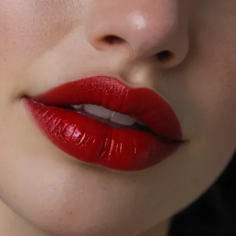 analog photograph, 19yo, 1girl, (nsfw, extreme lip close up, [seductive|sexual|erotic] lips:1.5), vibrant colours, pursed lips, red lipstick, (imperfect skin, realistic skin texture, freckles:0.25), perfect teeth, makeup, pale skin, hyper realistic, highres, masterpiece, 8k, cinematic lighting, photoshoot lighting <lora:RMSDXL_Enhance:2> <lora:sd_xl_dpo_lora_v1:0.5>