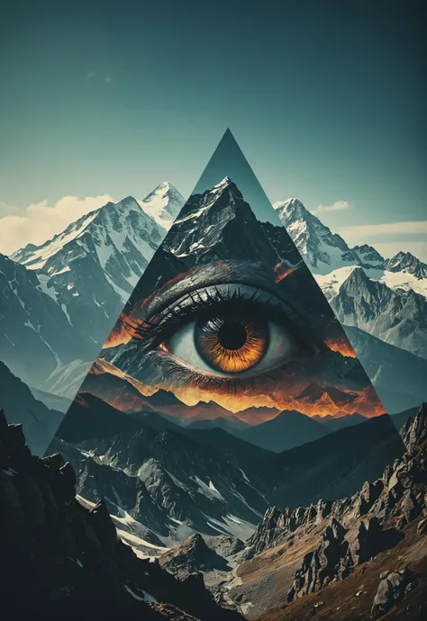mountain, surreal, double exposure, dark and moody ,colored all seeing eye,film grain,high quality, dramatic ,poster <lora:add-detail-xl:1> <lora:xl_more_art-full_v1:0.3>