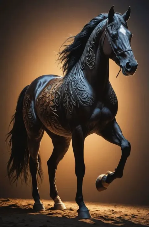 (extremely detailed, realistic, perfect lighting, vibrant colors,intricate details) a horse made of shadows
<lora:RMSDXL_Enhance:.48> <lora:add-detail-xl:0.8>, <lora:RMSDXL_Darkness_Cinema:1> <lora:RealDownblouseXL2:0.15>