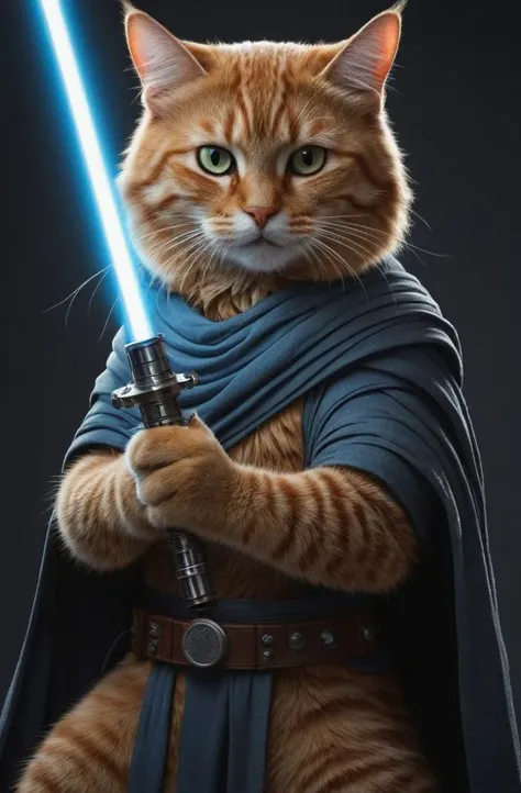 (extremely detailed, realistic, perfect lighting, vibrant colors,intricate details) a cat holding a lightsaber
<lora:RMSDXL_Enhance:.48> <lora:add-detail-xl:0.8>, <lora:RMSDXL_Darkness_Cinema:1> <lora:RealDownblouseXL2:0.15>