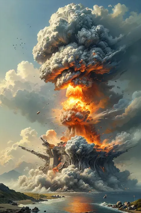 omae wa mou shindeiru. nuclear explosiveru? <lora:Emergence:0.5>, <lora:Street_Art:0.6>, <lora:ral-dissolve:0.8>, <lora:SDXL - Style - EldritchRomanceIllustration1.3.1:0.4>, <lora:- SDXL - vanta-black_contrast_V3.0:0.2> <lora:20240322-1711051399194:0.4> <lora:SDXL - Style - pixel_art_3drender:0.7> <lora:Fantasy_Monsters_XL:0.2>