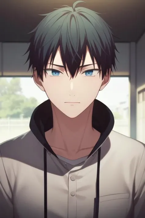 masterpiece, best quality, high quality, 1boy, solo, male focus, looking at viewer, upper body, <lora:uenoyama_ritsuka:0.70>, uenoyama_ritsuka
