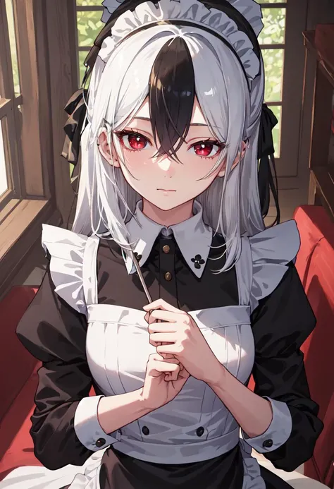 best quality, masterpiece, highres, solo, (kayoko_bluearchive:1.10), (maid:1.40), (long maid dress:1.15), 20 <lora:kayoko_bluearchive:0.80>