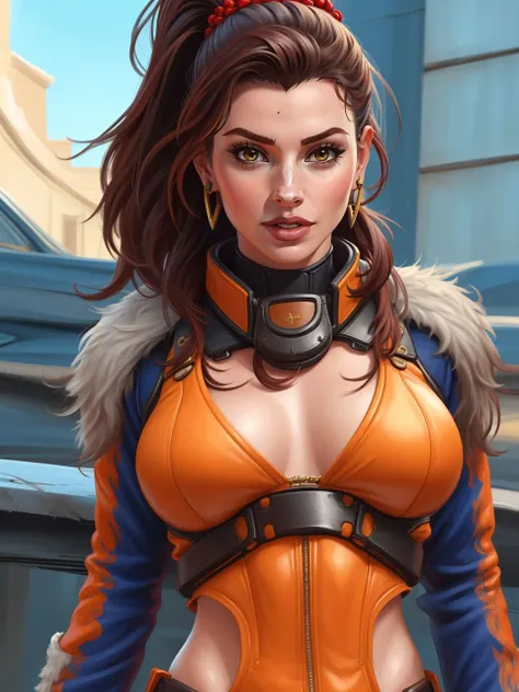 [Meghan Ory | Miranda Kerr] , Overwatch style,