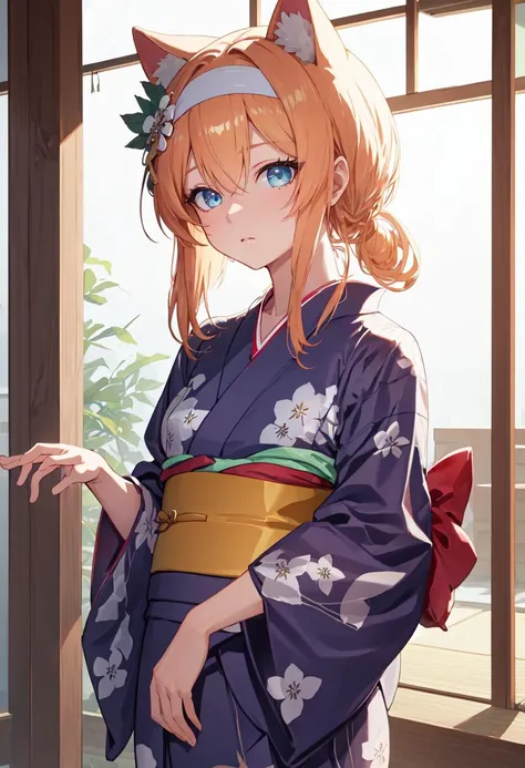 best quality, masterpiece, highres, solo, (mari_bluearchive:1.10), (yukata:1.30), (kimono:1.15), 29 <lora:mari_bluearchive:0.80>