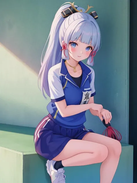 <lora:ç¥é绫å girl-000010:1>,ç¥é绫å girl,gym uniform,, masterpiece, best quality,