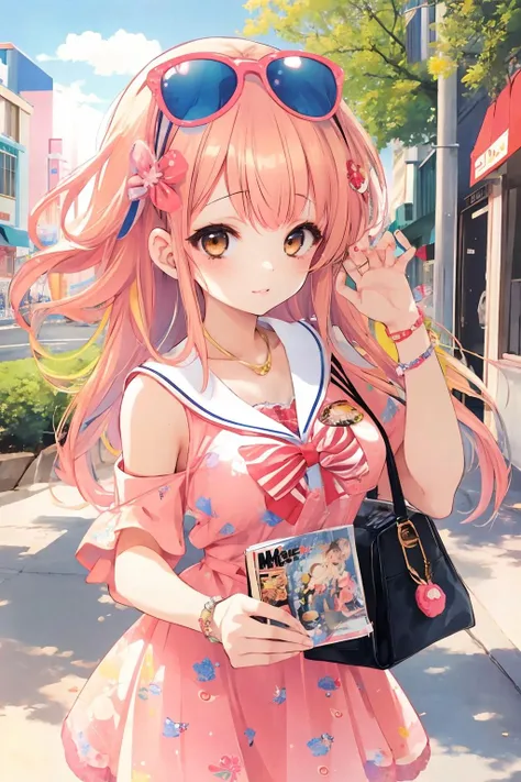 16k, highres, masterpiece, best quality,
1girl cute gyaru, megami magazine, outdoors,
<lora:kamishiki-v3:0.8> kamishiki,