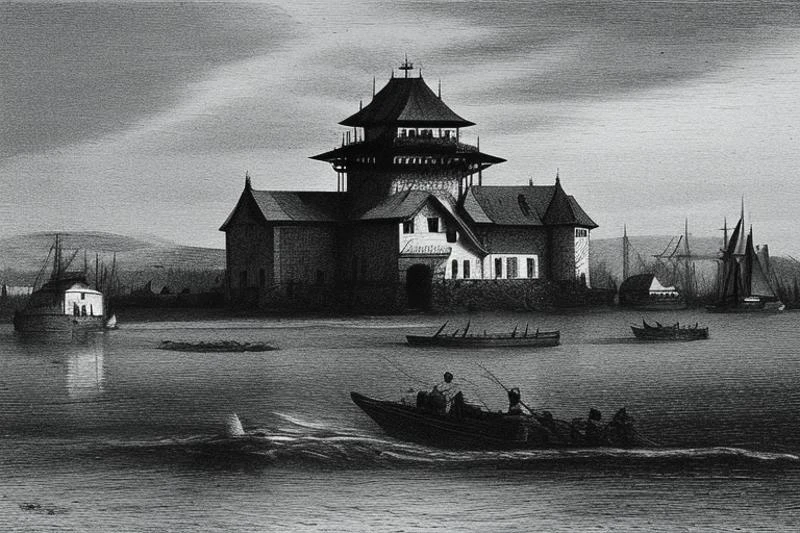 monochrome,grayscale,art by llbreton, <lora:LLBreton15:1>