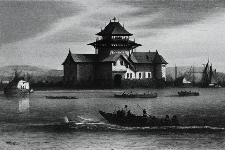 monochrome,grayscale,art by llbreton, <lora:LLBreton15:1>