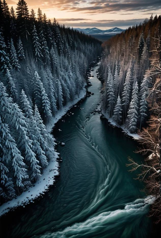 (extremely breathtaking stunning majestic elegant winter Canadian landscape, hyper detailed breathtaking view of rushing river across the tremendously majestic winter forest shimmering after rain colors at sunrise, high contrast natural lighting, impressively beautiful depiction, (saturated vibrance Ektar 100 film)(perfect mid-level contrast, hdr, curves, and histogram)
<lora:Better_Details:0.6>
<lora:epiC35mm:0.6> epiC35mm
<lora:LCM_1-5:0.7>
<lora:ContrastControl:1.3>
<lora:Colortone_Slider:0.8> bright color