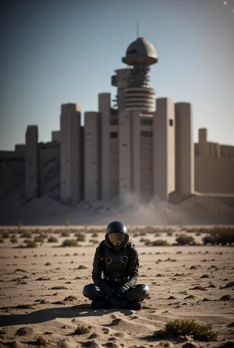 Sad alien smokes, sitting on a ground, An alien ship crashed into the ground, desert (fire:0.2)(oil painting:0.1)((Creative((Photo Masterpiece 8k wallpaper [Verb | adjective | noun])))BREAK(dodge and burn, corner edge darken vignette)((exposure POP!!!) hdr extremely intricate, High (Detail:1.1), Sharp focus, dramatic cinematic light, 8k textures, elegant, ((((cinematic look))))breathtaking, insane details))  
 <lora:Better_Details:0.6> 
<lora:epiC35mm:0.6> epiC35mm
<lora:LCM_1-5:0.7> 
<lora:ContrastControl:1.3>
 <lora:Colortone_Slider:-1.8>  bright color