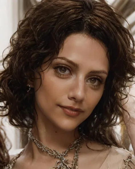 A woman in her forties, dressed in a sophisticated evening gown, her chestnut waves cascading elegantly, accompanied by hazel eyes and gracefully arched eyebrows, projecting refined glamour with a confident and alluring expression
((realistic)), ((photorealistic)), ((realism)) <lora:epiC35mm:1> epiC35mm <lora:epiNoiseoffset_v2-pynoise:1>   <lora:Brittany_Murphy:1>