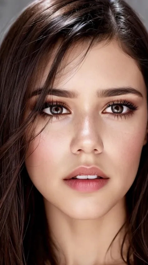 portrait, closeup on face, Human; Forehead; Face; Wrinkle; Head; Lips; Brown hair; Beauty, Forehead; Nose; Cheek; Skin; Lip; Chin; Eyebrow; Eyelash; Mouth; Jaw; Neck; Ear; Iris; No expression; Black hair; Smile; Happy; Wrinkle; Child; Step cutting; Brown hair; Blond; Layered hair; Darkness; Wood; Bangs; Flesh; Portrait photography; Fashion accessory; Portrait; Fun; Jewellery; Selfie; Hair coloring; dark atmosphere, Photography, open mouth, (orgasm), <lyco:locon_jennaortega_v1_from_v1_64_32:1>