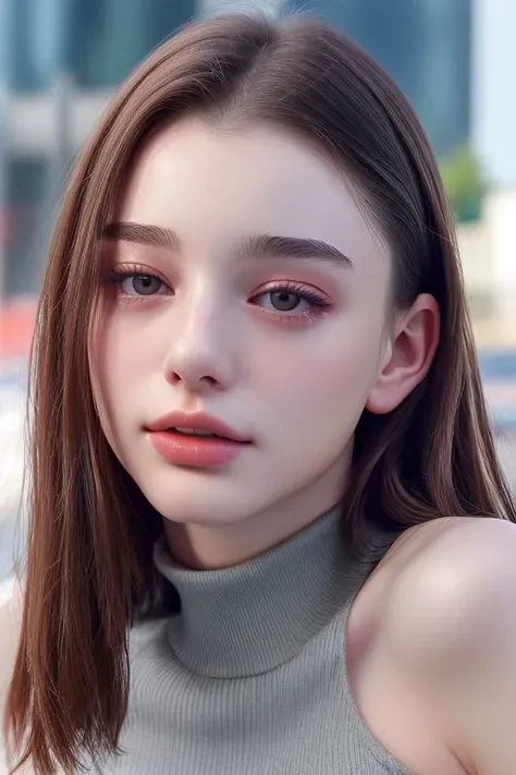 (close-up:1.0) photo of (CR-DashaT4ran-AIdollagency:0.95) as (young:1.0) woman, (oiled shiny skin:1.0), (tilted angle shot:1.0), (undercut:1.1) hair,
(8k uhd:1.0), (best quality:1.0), (masterpiece:1.0), (sharp focus:1.0), (basic grey backdrop:1.0),