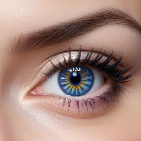 RAW image, 1eye, (closeup eye: 1.6), little girl's eyes, (perfect detailed eyes: 1.2), (space nebula in the eyes: 1.3), (deep eyes), (saturated colors eyes), diffuse lighting, natural soft colors, hyperrealistic, photo, Portrait shot, (detailed beautiful face, detail skin texture, ultra-detailed body:1.1),diffuse lighting, natural soft colors, hyperrealistic, (rutkowski)