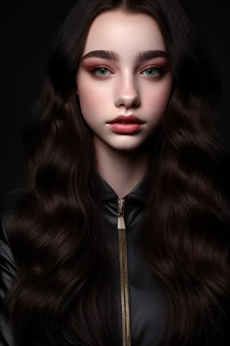 best quality, extra resolution, full body portrait of AIDA_dataran (wearing settima outfit:1.3) <lora:settima:0.6>, big eyes with elegant eyelashes, pretty face, naughty, playful, cinematic, studio photo, kkw-ph1, (dark theme:1.1) <lora:LowRA:0.1>, <lora:tangbohu-detailer_1.0:1>, (black background:1.3), starry sky, by AIDA_NH_humans, in style of AIDA_NH_humans <lora:AIDA_NH_humans:0.2>