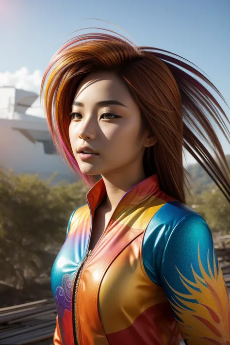 1girl, (vibrant art designed by Zeng Chuangxing:1.2) and (Balthus:0.9) and (Peter Max:0.7) and (Sam Mayle:1.0) , 8k Abstract, Conceptual Art, behance, landscape of a ([Fen|Nepal]:1.3) from inside of a  theater, it is very Scales-plated and [Mecha-:Unattractive:6], Zulu jungle with Pine tree, Smoky Conditions, Graphic novel, Energetic, intricate details, hair light, pinhole lens, Vivid Colors, Swirling Amber, electric indigo and Rust details, octane engine, pixiv