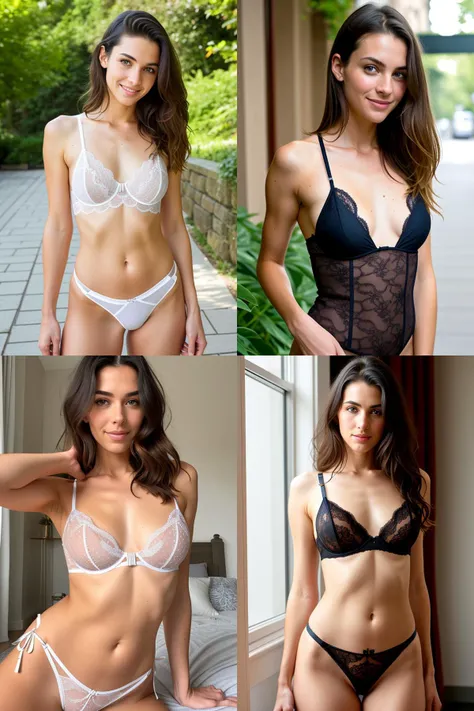 full body photo, attractive stunning Hungarian 24-years-old girl, detailed blemishes, veins, pores, (freckles:0.8), skin imperfections, beautiful face, smile, (lace lingerie:1.1), highly detailed glossy eyes, (looking at the camera), spectacular lighting, dslr, ultra quality, sharp focus, tack sharp, dof, film grain, centered, Fujifilm XT3, crystal clear, symmetrical composition