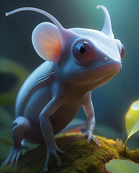 ant chameleon axolotl snail, (((artstation, concept art, smooth, sharp focus, artgerm, Tomasz Alen Kopera, Peter Mohrbacher, donato giancola, Joseph Christian Leyendecker, WLOP, Boris Vallejo))), octane render, unreal engine, 3d render, , octane render, nvidia raytracing demo, grainy, muted