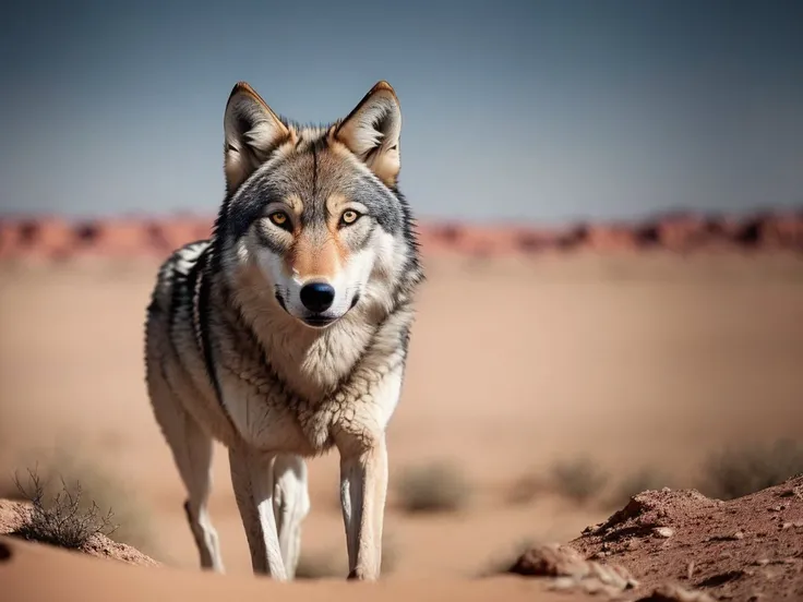 wolf in the desert, in front of camera, depth of field, sharp focus, clean design, octane render, insane details, intricate details, hyperdetailed, photorealism, extradetailed, photorealistic,
cinematic, slate gray atmosphere, soft cinematic light, adobe lightroom, photolab, hdr, intricate,
in front of camera, highly detailed, extreme image quality, vivid color, low contrast, fade image
