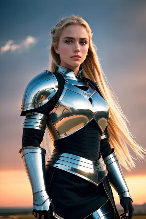 joan of arc, beautiful knight wearing armor, (blonde hair), curvy, strong, blue eyes, [Flirty character portrait], (((full body))), (((1girl full body))), ((wide shot)),(1girl looking away),( wide big eyes:1.1), (extremely detailed CG unity 8k wallpaper), (standing on a french battlefield), french countryside, masterpiece, ((highres)), shallow depth of field, Sharp focus, hdr, 8k, Cannon EOS 5D Mark III, 85mm, Cinematic , asymmetry, Amazing photography ,dynamic compositon, full body photo, De-Noise, f 5.6 , 85mm, CineStill 800T, film photo, flowing, elegant pose, realistic portrait, round eyes, skin texture, soft natural lighting, intimate composition, Cinestill 800T, modelshoot style, (8k wallpaper), perfect, masterpiece, highres, absurdres,broad light, Sharp focus, natural lighting, masterpiece, 4K, high quality, ((slim)), (smirk), (big eyes) <hypernet:incaseA3_v18000Steps:0.3>  <hypernet:Midjourney:0.2> <lora:wlopStyleLora_30Epochs:0.3>
