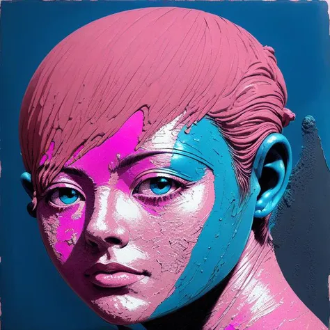 ballpoint pen drawing flashing dry suspension oil spheroid of a Nephilim Figurative portrait concrete textured Chrome Rusty MS-Paint  acrylic impasto penknife Crimson Pink Fuchsia Blue nacreous clash color collage 

exterior moonladen lagoon atmosphere location locale

Chie Yoshii grisaille brunaille Chiaroscuro sfumato impasto
Rockwell Kent ??? Nerdrum