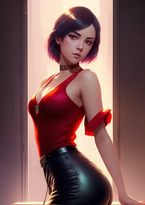 beautiful woman, 14 yo, ((full body)), sex, figure-hugging red dress, perfect sensual body, wearing waitress uniform, boots, dynamic pose, in gta v, stephen bliss, unreal engine, fantasy art by greg rutkowski, loish, rhads, ferdinand knab, makoto shinkai and lois van baarle, artgerm, pixar, ilya kuvshinov, rossdraws, tom bagshaw, extremely detailed, intricate, hyper detailed, illustration, soft lighting, (specular lighting:1.4), hyperfocus, tonemapping, sharp focus, hyper detailed, detailed eyes, eyes focus, ultra realistic, 8k, Nikon Z FX