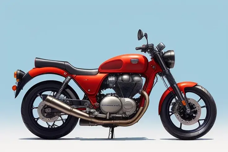 motorcycle Designed by teenage engineering+simon stalenhag,style of laurie greasley, studio ghibli, akira toriyama, james illeard, genshin impact,  8k resoultion,hyper realstic ,  dieter rams. detailed render. smooth cam de leon eric zener dramatic, mark ryden and pixar and hayao miyazaki,((( An extremely complex and advanced chassis)))