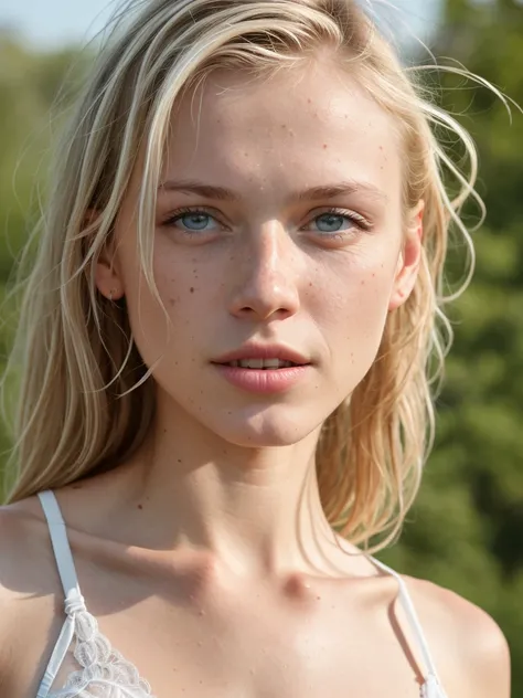 medium closeup photo, attractive stunning Ukrainian 18-years-old blond girl, detailed (wrinkles, blemishes!, folds!, moles, viens, pores!!, skin imperfections:1.1), (wearing sexy lingerie set details:1.1), highly detailed glossy eyes, (looking at the camera), specular lighting, dslr, ultra quality, sharp focus, tack sharp, dof, film grain, centered, Fujifilm XT3, crystal clear