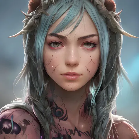 High detail RAW color art, animation, cartoon, magical atmosphere, (detailed skin, skin texture), (intricately detailed, fine details, hyperdetailed), raytracing, subsurface scattering, (muted colors), diffused soft lighting, shallow depth of field, by (Oliver Wetter), photographed on a Canon EOS R5, 28mm lens, F/2.8, sharp focus bokeh, backlight, volumetric lighting, (by Anastasiya Dobrovolskaya)