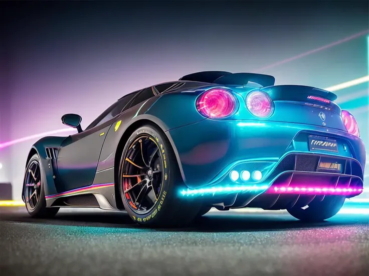 (((view from the cockpit))), ((sparks from under the wheels)), High detail RAW color art, animation, multicolor maserati zonda street racing, nitro acceleration, night neon Tokyo, (((ultradetaled))), (((Tattoo, airbrushing))), ((cyberPunk)), ((night trail from high-speed driving)), ((magical atmosphere)), wide screen, wallpaper 8k, smoke from under the wheels, car bottom with neon lights, ((mirror surfaces)), tokyo drift, need for speed, streaks of light, raytracing, subsurface scattering, diffused soft lighting, shallow depth of field, by (Oliver Wetter), photographed on a Canon EOS R5, 500mm lens, F/2.8, ((sharp focus bokeh))