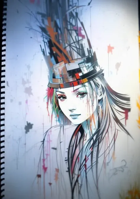 close up, full color painting , (((Graffiti art) (by Carne Griffiths))), red wall background, insane details, intricate details, hyperdetailed, low contrast, soft cinematic light, dim colors, exposure blend, hdr, front