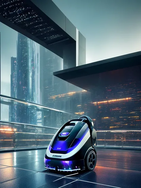 ((futuristic architecture, wet city background)), hyperrealistic dark photoshot of (((vacuum cleaner))) posing, agressive view, acsonometric view aspect, close up hand, texture, (((intricate electric components surface texture))), overdetailed texture, hdr+, 8k, QHD, backlighting, glow, unreal engine, dynamic lighting, beautyfull refraction, ((low-key lighting, dimly light)), scenic view <hypernet:comandante-main:1.0>