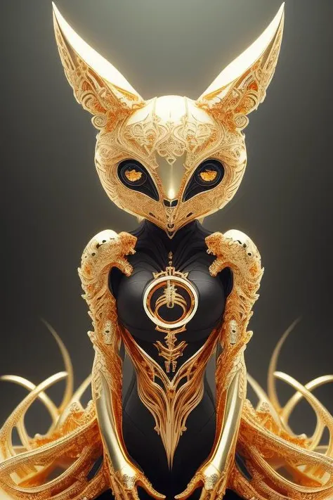 logo, cute, kawaii, (((gold eyes))), clean lines, vector, sf, intricate artwork masterpiece, ominous, matte painting movie poster, golden ratio, trending on cgsociety, intricate, epic, trending on artstation, by artgerm, h. r. giger and beksinski, highly detailed, vibrant, production cinematic character render, ultra high quality model