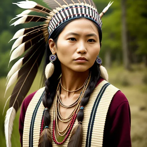 deliberate style. the native woman in the world