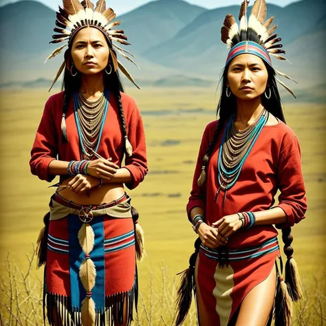 deliberate style. the native woman in the world