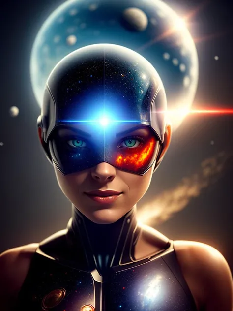 wite skin, (tomboy running on the moon in low gravity), big eyes, cheeky smile, medium chest, space, view of planet earth and orbital staton,
beautiful face, (detailed skin, skin texture), (muscle), (burning asteroids fall), ((alien predator hunting)), red star symbol,
intricately detailed, fine details, hyperdetailed, raytracing, subsurface scattering, diffused soft lighting, shallow depth of field, by (Oliver Wetter)