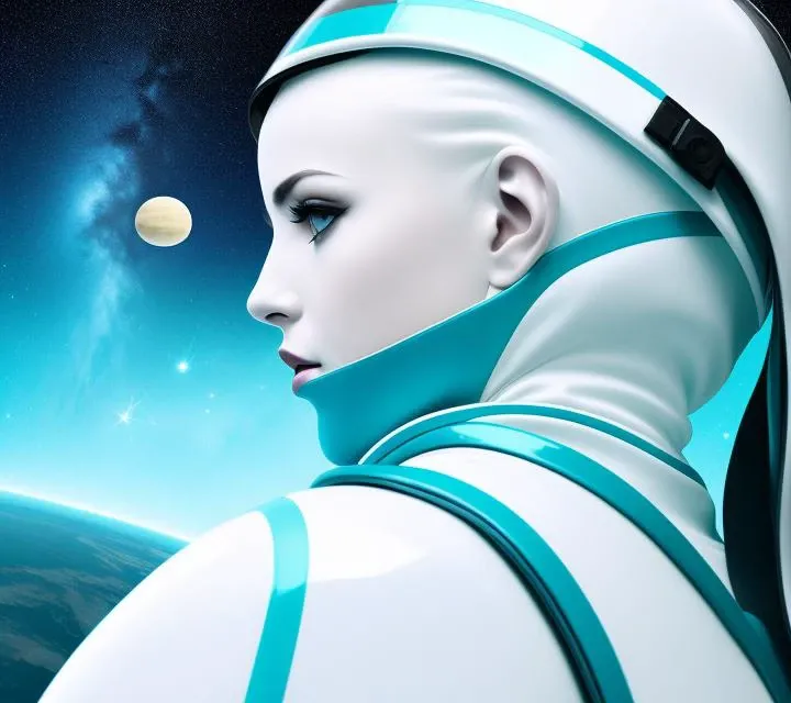white | deep aquamarine latex, hyperrealistic, nun, European women, lava, pull, astronaut, wearing a space suit on a planet made of ice