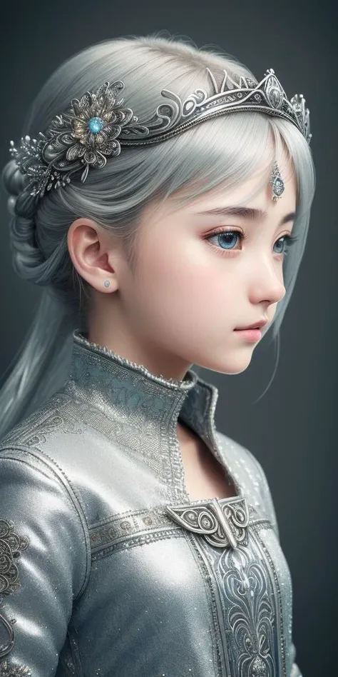 masterpiece, best quality, best quality, Amazing, beautiful detailed eyes,girl, finely detailed, Depth of field, extremely detailed CG unity 8k wallpaper, full body,(other Minato aqua:1.1), (a girl wears Clothes with a silver texture:1.2)，(extremely gorgeous metal style:1.2)，(Metal crown with ornate stripes:1.2)，(Various metals background:1.4)，Sputtered molten iron,(floating hair:1.1),(Hair like melted metal:1.2),(detailed face:1.2), (detailed eyes:1.2),(Clothes made of silver:1.2),(Clothes with gold lace:1.2),full body,(flowing gold and silver:1.3),(everything flowing and melt:1.3),(flowing iron:1.3),(flowing silver:1.3),(lace flowing and melt:1.3) 
