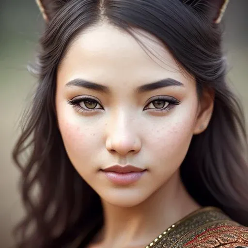 foxie woman, natural skin texture, 24mm, 4k textures, soft cinematic light, adobe lightroom, photolab, hdr, intricate, elegant, highly detailed, sharp focus, ((((cinematic look)))), soothing tones, insane details, intricate details, hyperdetailed, low contrast, soft cinematic light, dim colors, exposure blend, hdr, faded