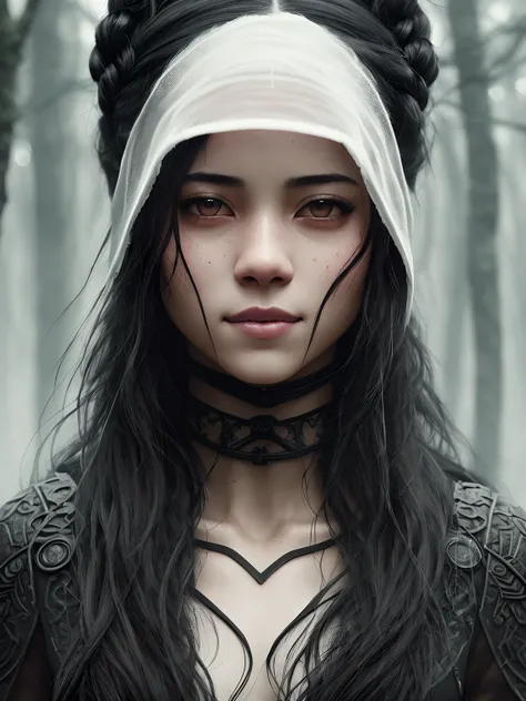 Jenna Marie Ortega as Wednesday walks along cemetery, white skin, blush, (cheeky smile),
(visible nipples:0.9) through white transparent silk air dress
slate atmosphere, cinematic, dark shot, muted colors, film grainy, insane details, intricate details, hyperdetailed,
((cartoon style)), mystical, elegant, beautiful face, long black hair, moss forest
danger, (fear and horror), mordor, creepy, darkest terror background,
(detailed skin, skin texture), intricately detailed, fine details, hyperdetailed, raytracing, subsurface scattering, diffused soft lighting, shallow depth of field, by (Oliver Wetter)