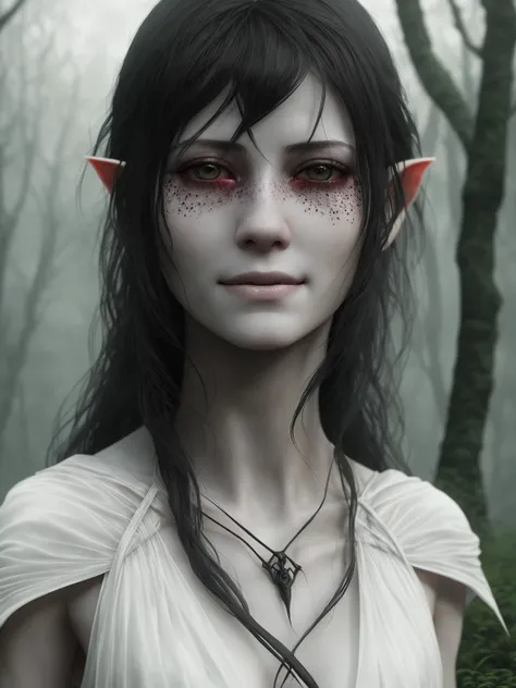 young 16yo Arwen from LOTR walks along the river, elf ears, white skin, blush, (cheeky smile),
(visible nipples:0.9) through white transparent silk air dress
slate atmosphere, cinematic, dark shot, muted colors, film grainy, insane details, intricate details, hyperdetailed,
((cartoon style)), mystical, elegant, beautiful face, long black hair, moss forest
danger, (fear and horror), mordor, creepy, darkest terror background,
(detailed skin, skin texture), intricately detailed, fine details, hyperdetailed, raytracing, subsurface scattering, diffused soft lighting, shallow depth of field, by (Oliver Wetter)