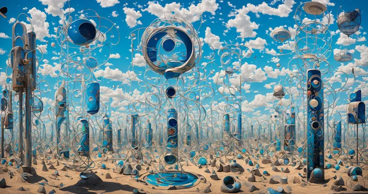 humanity, (surrealism:1.3), infinity, loop
