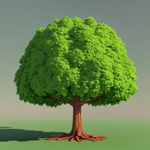 Tree , 3d, cartoon ,